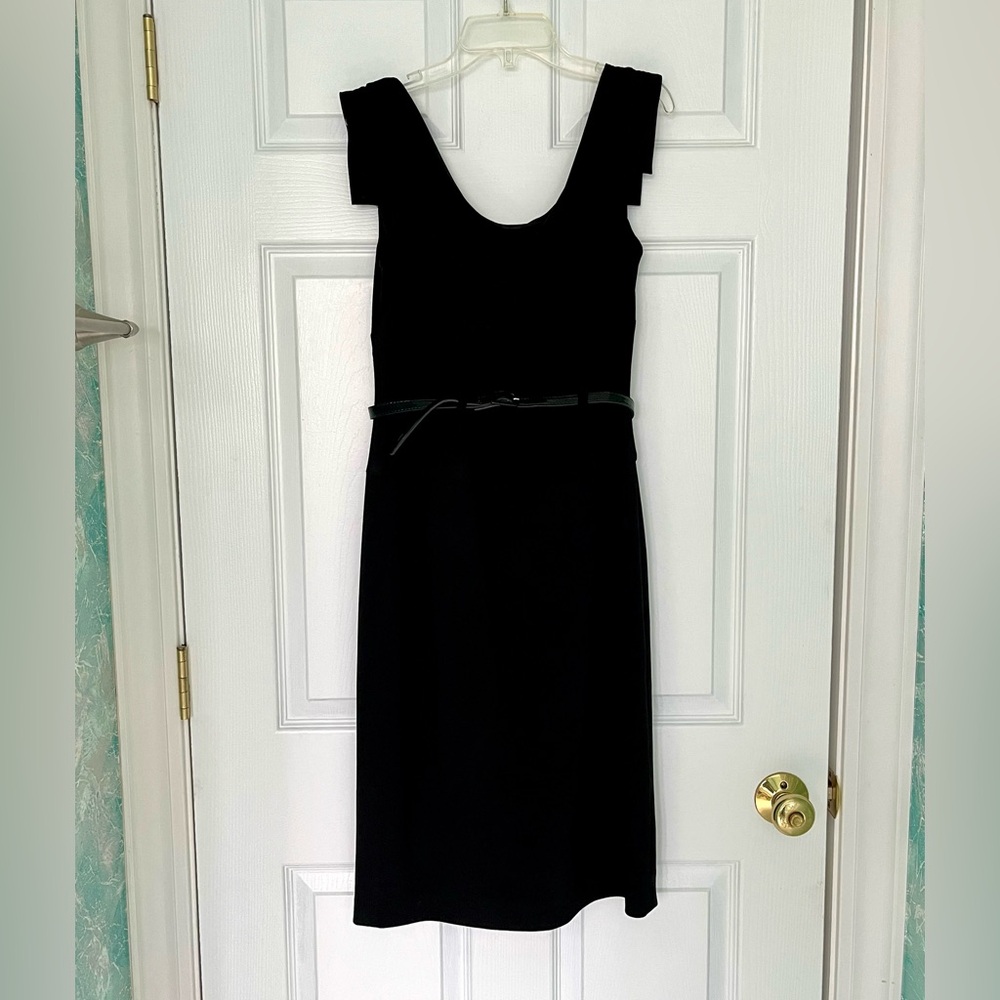 Adrianna Papell Asymmetrical Neckline Dress